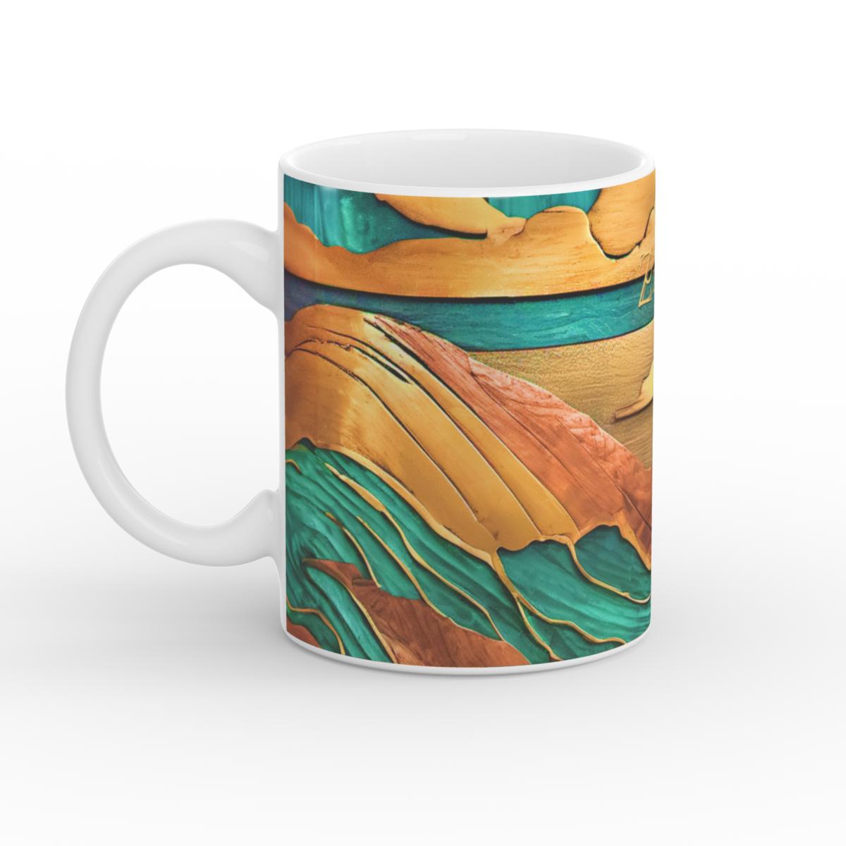 Mug: Emerald Rustic Ocean