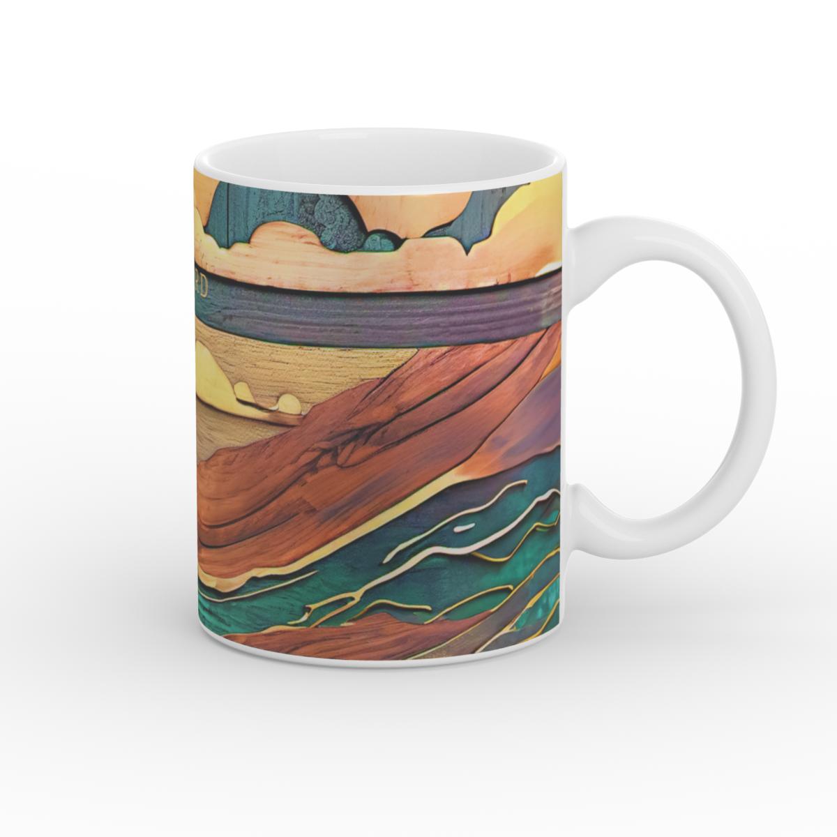 Mug: Emerald Rustic Ocean