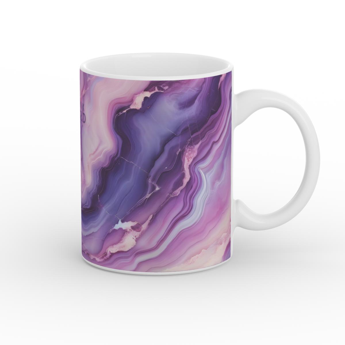 Mug: Cosmic Purple Marble