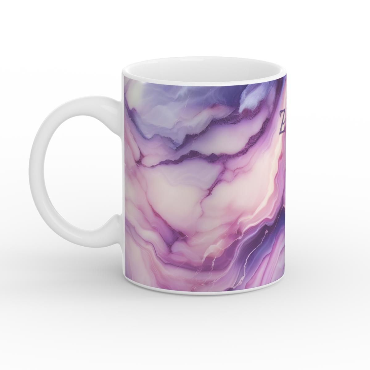 Mug: Cosmic Purple Marble