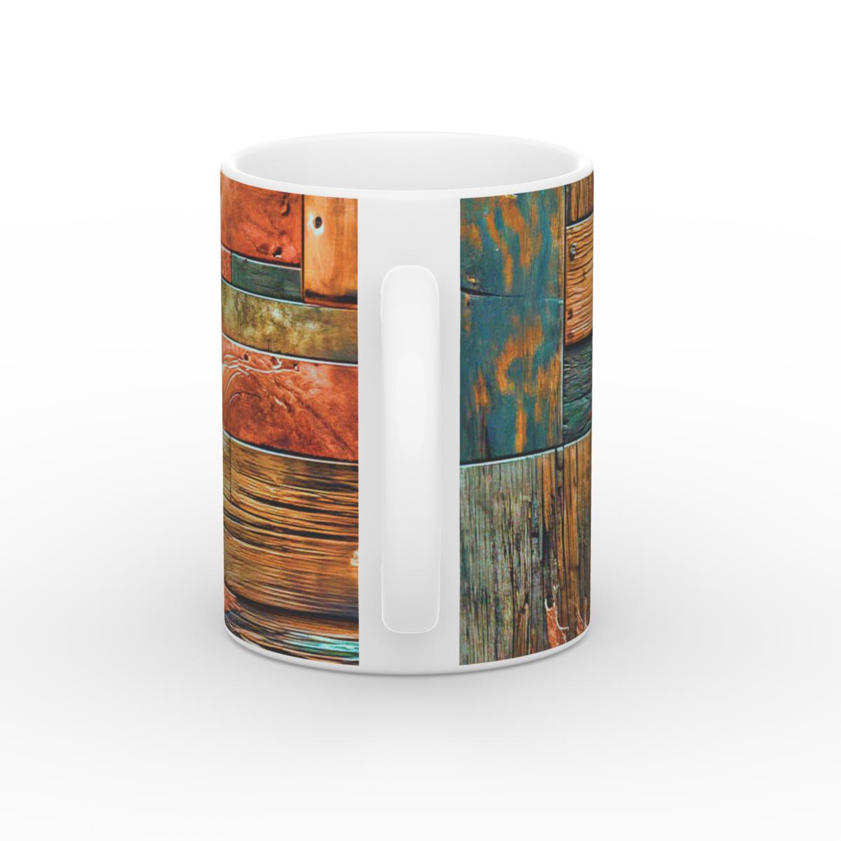 Mug: Copper Plated Wood