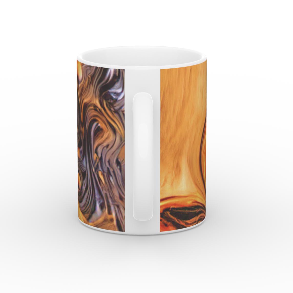 Mug: Bubble Magma Wood