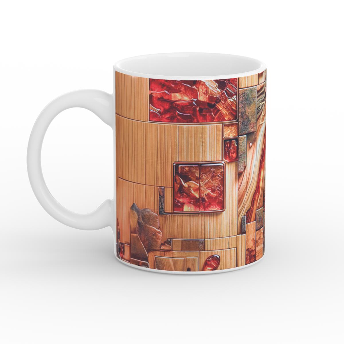 Mug: Amber Mosaic Timber