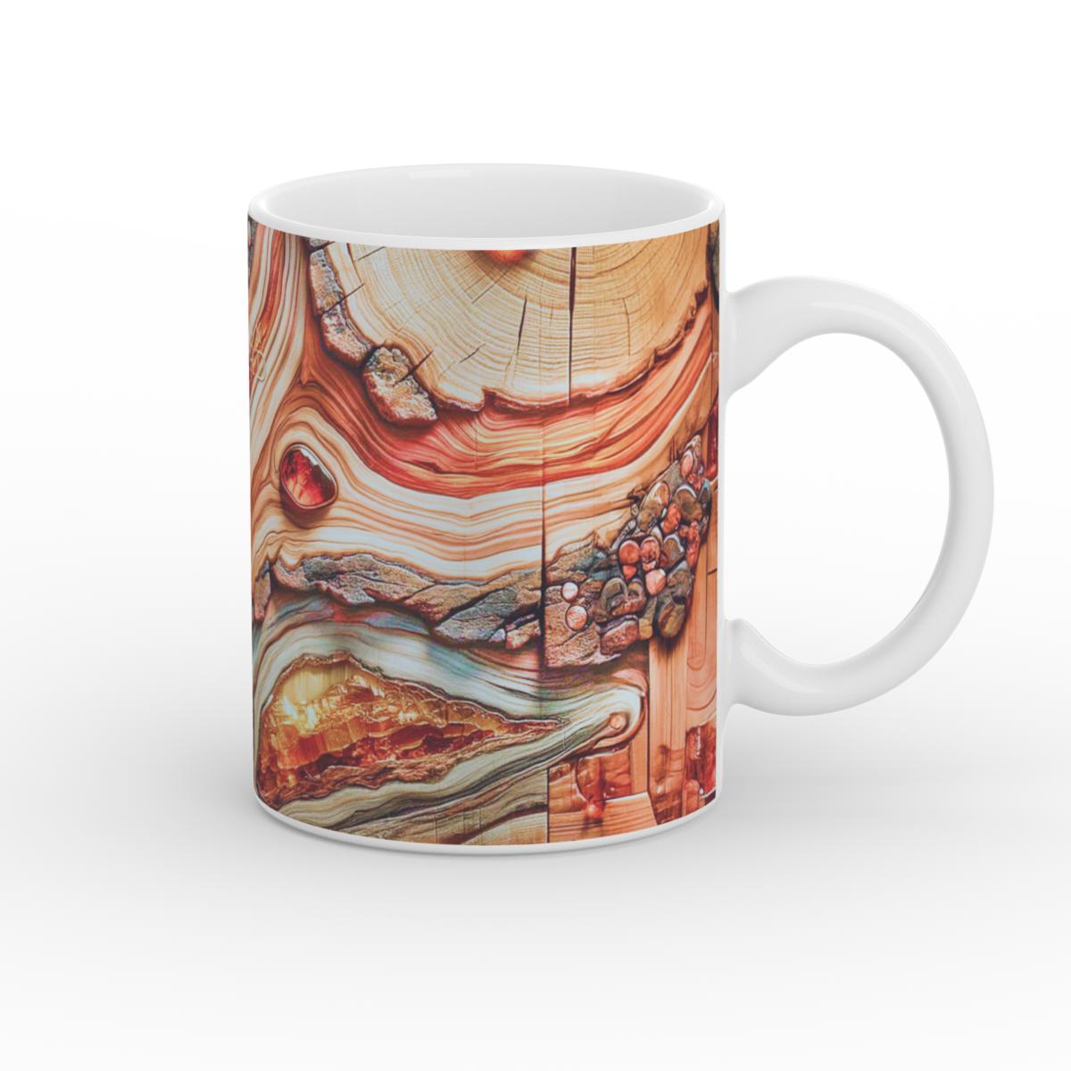 Mug: Amber Mosaic Timber