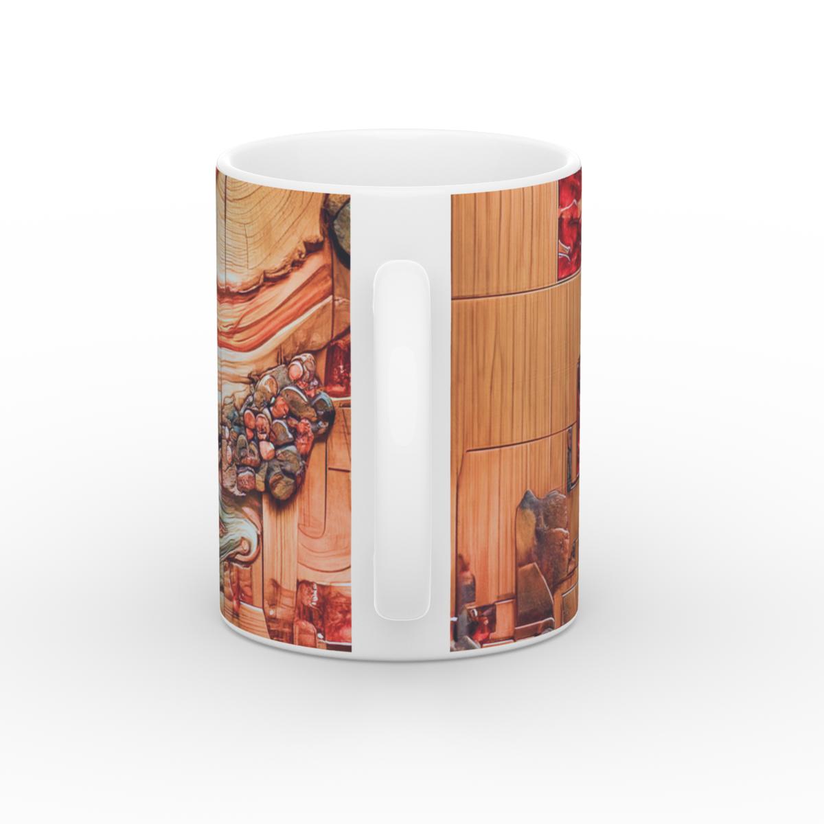 Mug: Amber Mosaic Timber