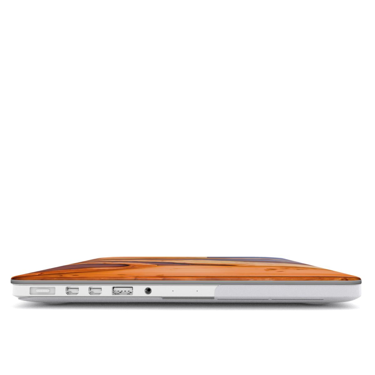 MacBook snap case: Walnut Mosaic Wood
