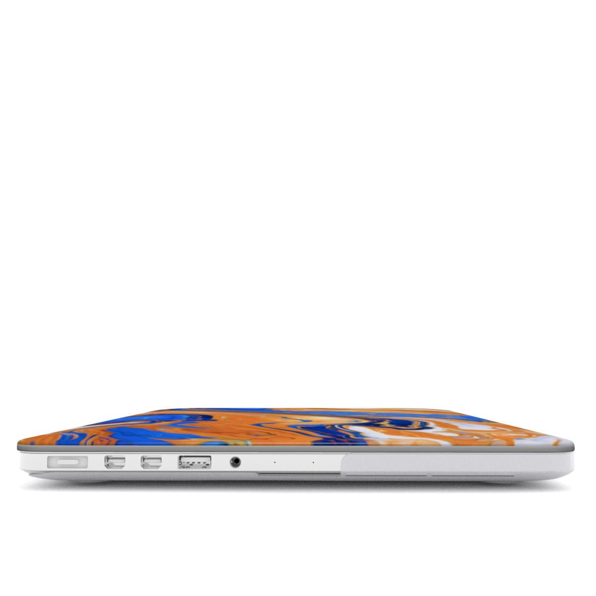 MacBook snap case: Sapphire Amber Marble