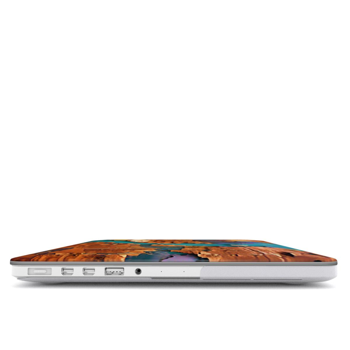 MacBook snap case: Rustic River Shore