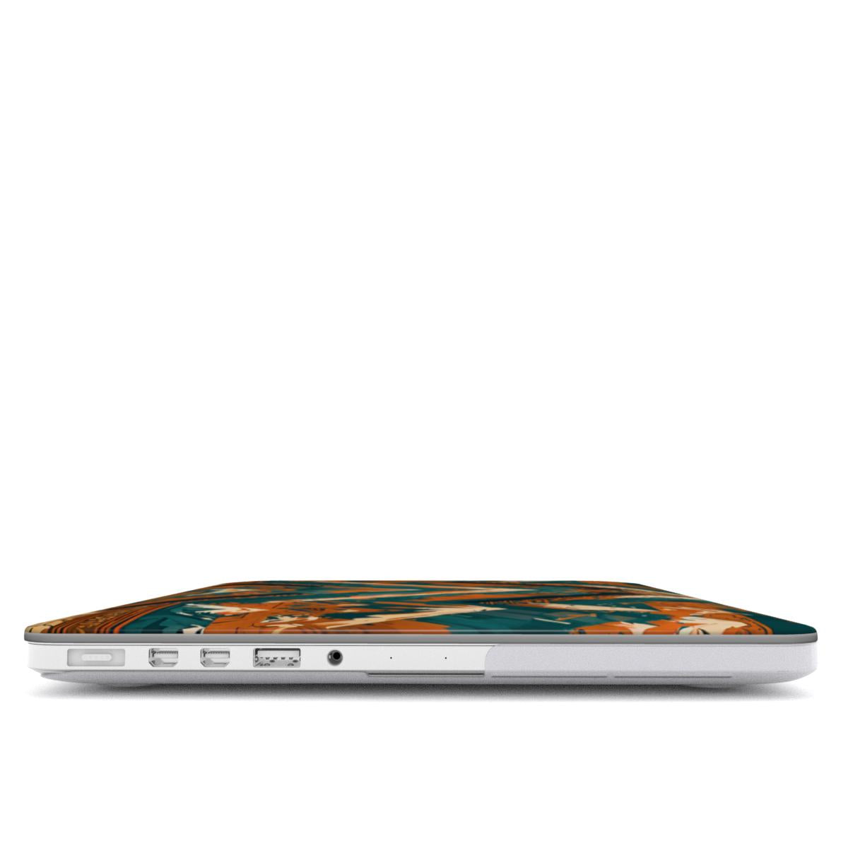 MacBook snap case: Rust Mountain
