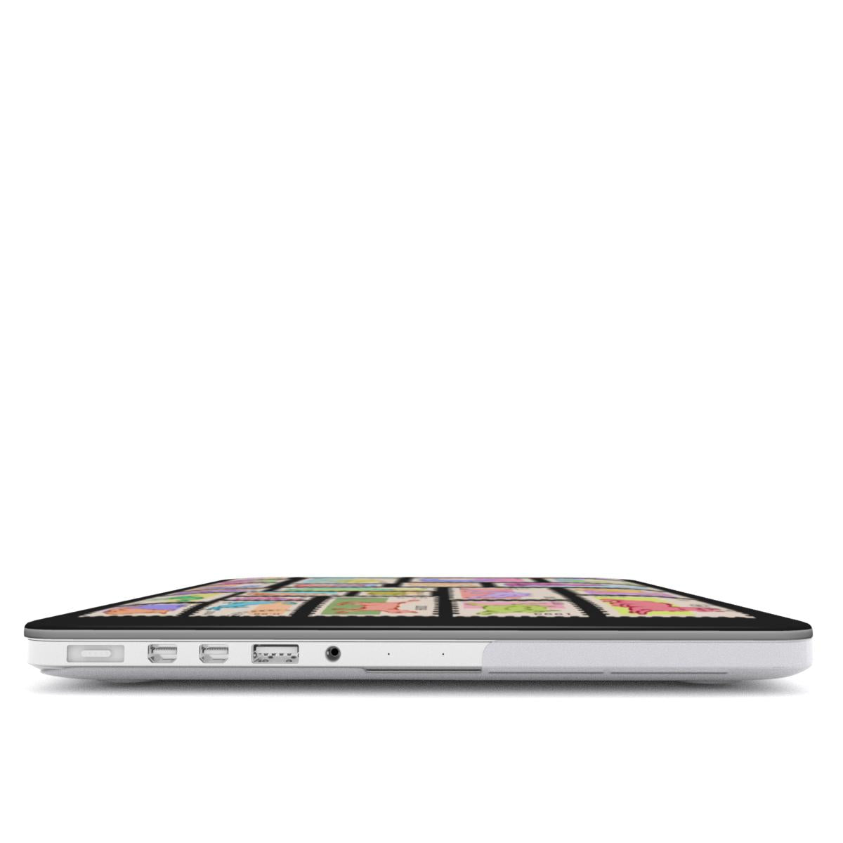 MacBook snap case: Postal Paws