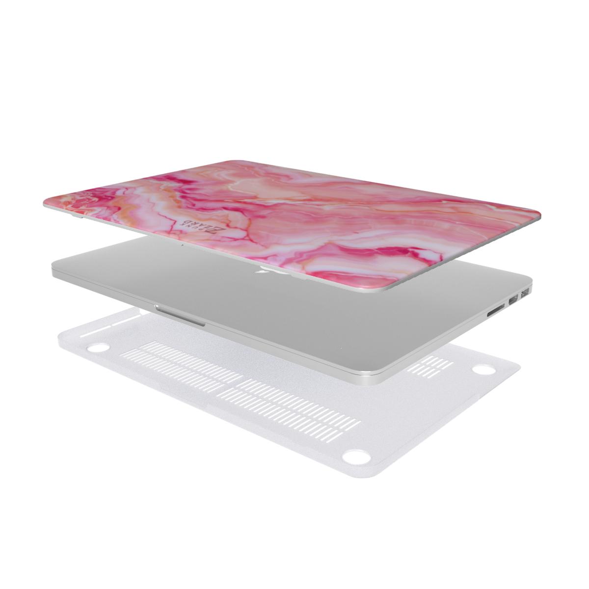 MacBook snap case: Pink Marble