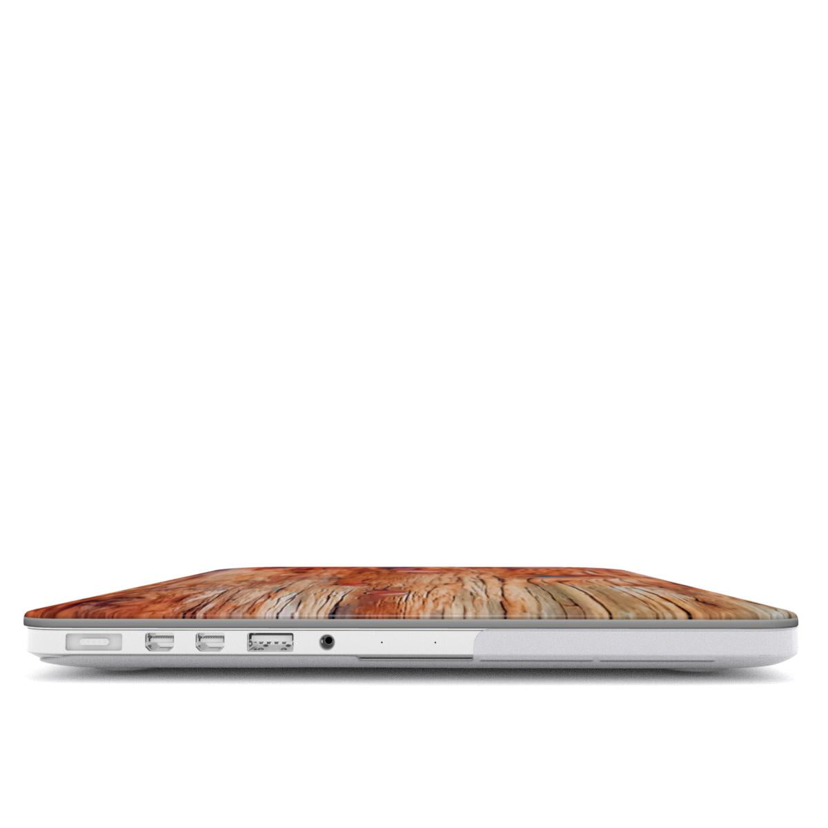 MacBook snap case: Nailed Rustic Wood