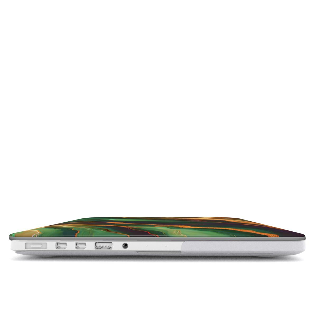 MacBook snap case: Moss Golden Marble