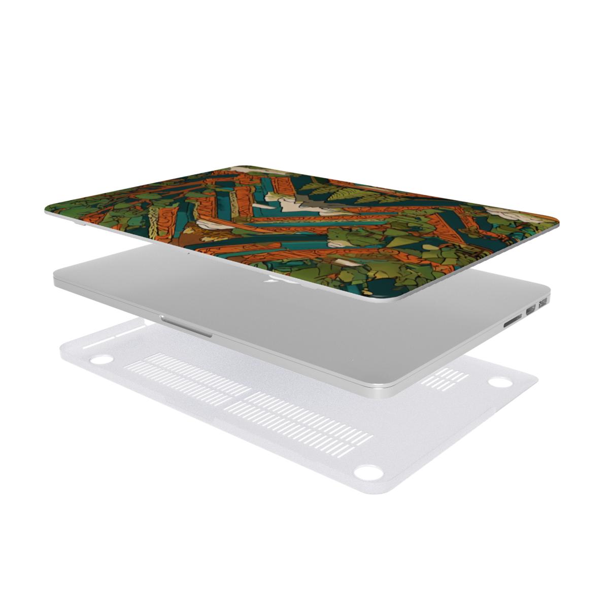 MacBook snap case: Forest Mountain