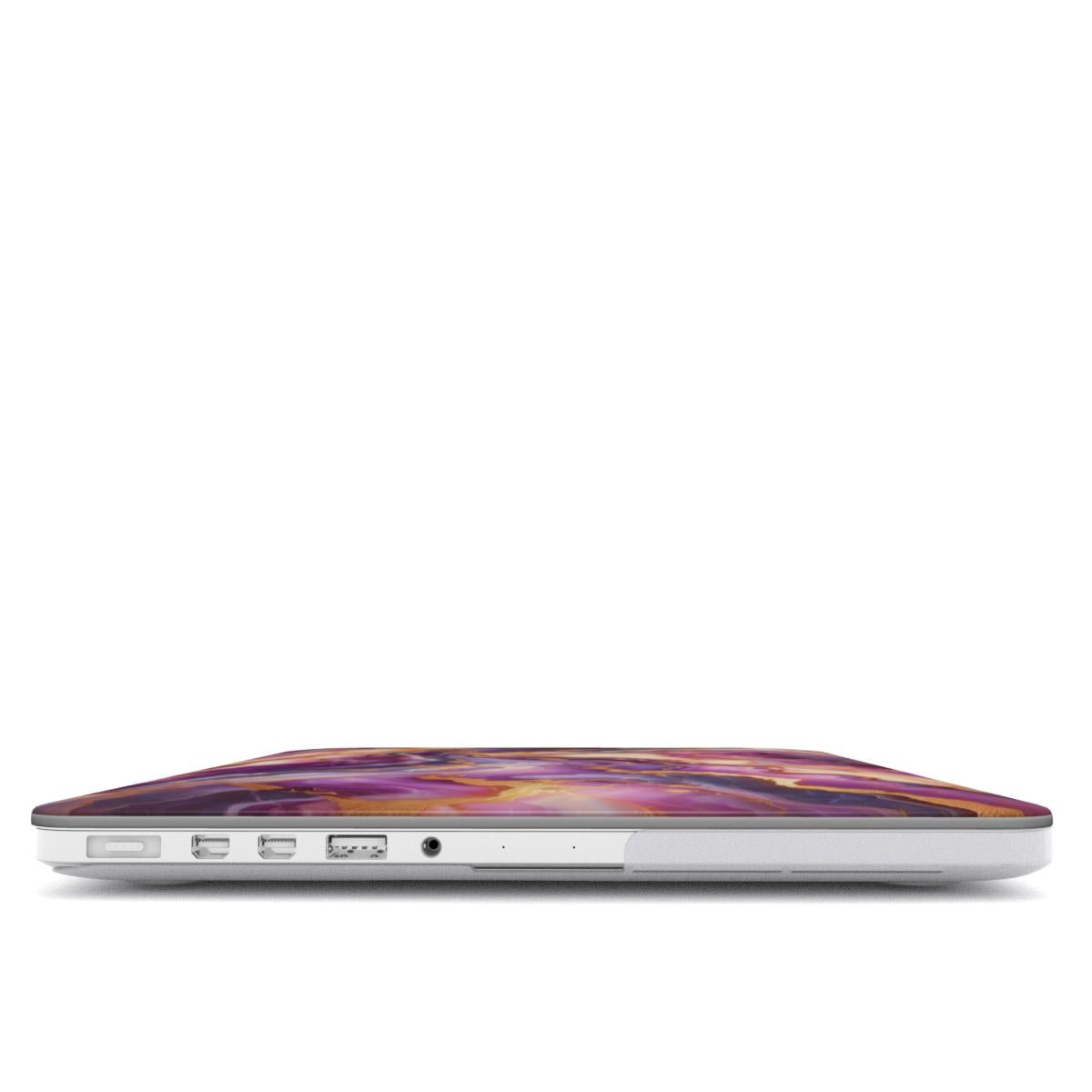 MacBook snap case: Fantasy Violet Marble
