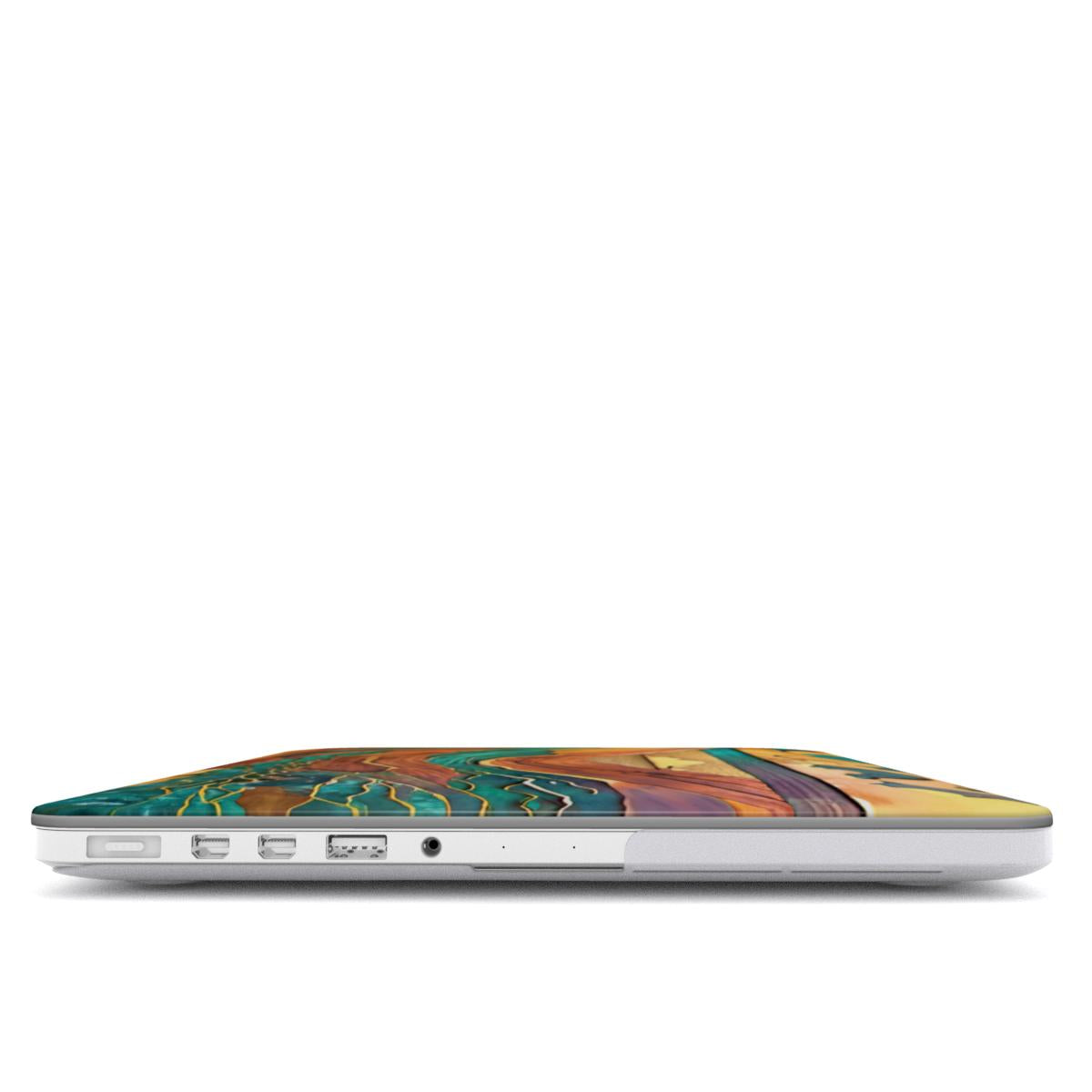 MacBook snap case: Emerald Rustic Ocean