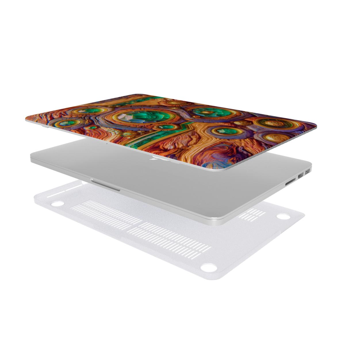 MacBook snap case: Emerald Roots