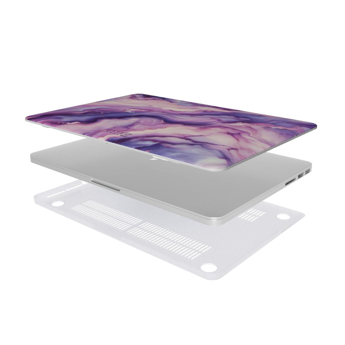 MacBook snap case: Cosmic Purple Marble
