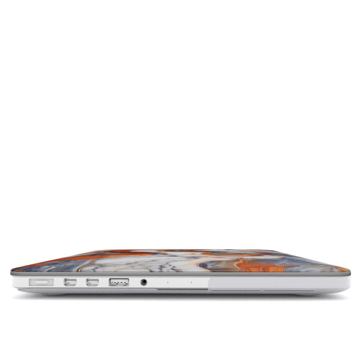 MacBook snap case: Coffee Cream Marble
