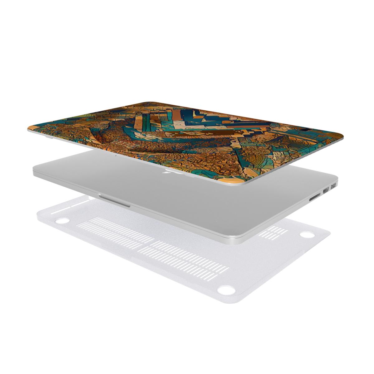 MacBook snap case: Brass Mountain