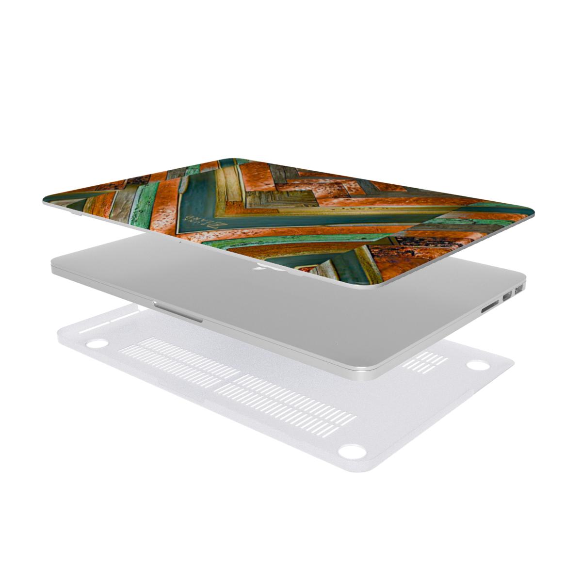 MacBook snap case: Brass Copper Mirror
