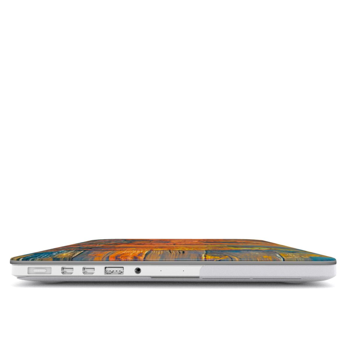 MacBook snap case: Amber Timber