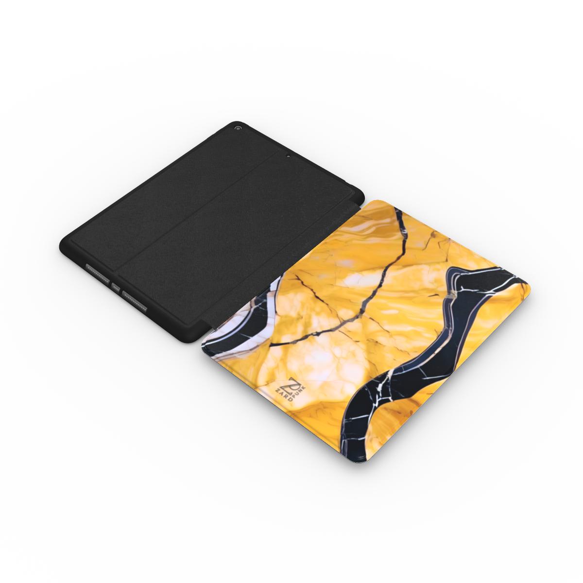 iPad case: Yellow Marble