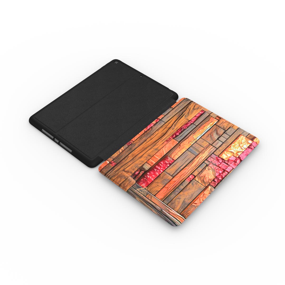 iPad case: Ruby Copper Timber