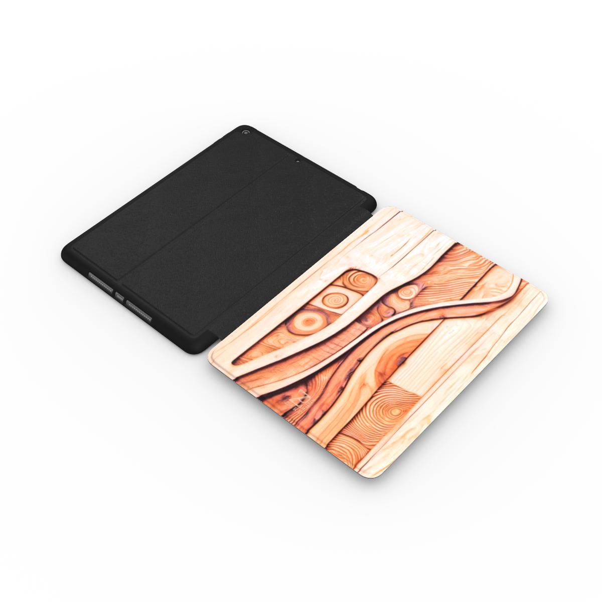 iPad case: Plywood Flow