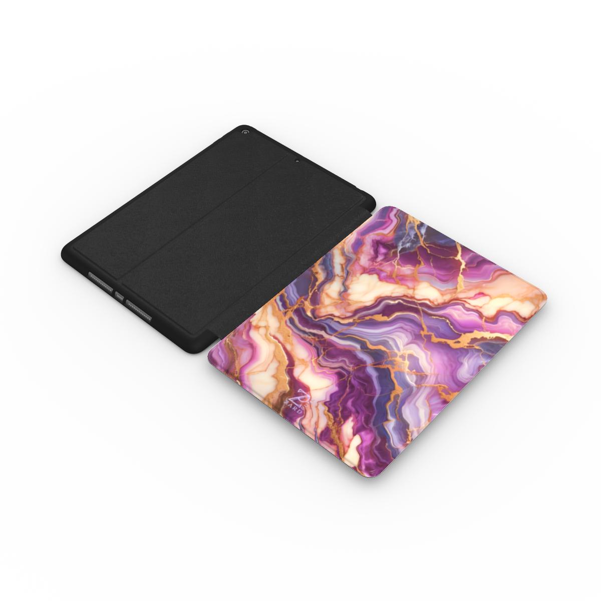 iPad case: Fantasy Violet Marble