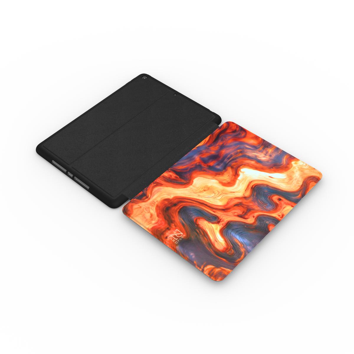 iPad case: Burning Wood
