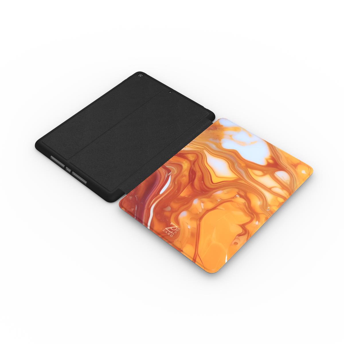iPad case: Amber Marble