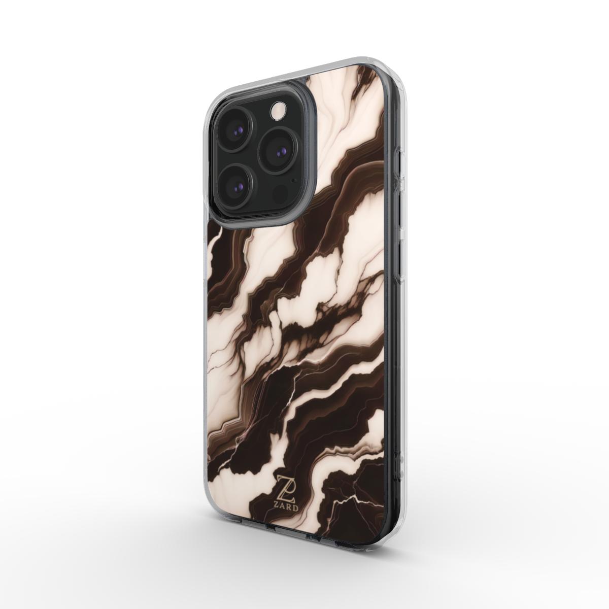 Phone clear case (MagSafe): Onyx Marble
