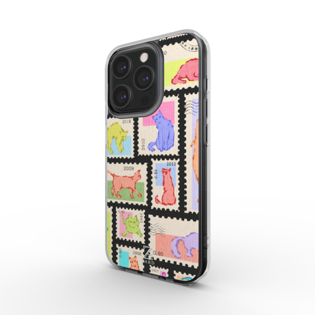 Phone clear case (MagSafe): Postal Paws