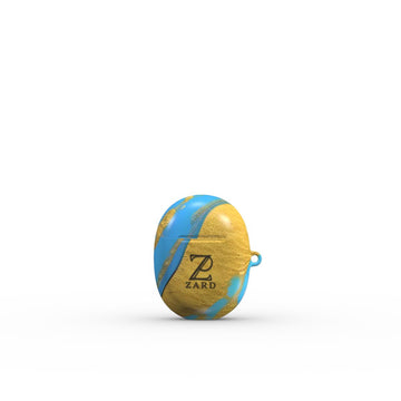 Google Pixel Buds Tough Case: Azure Golden Marble