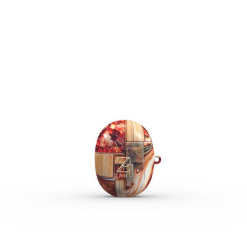 Google Pixel Buds Tough Case: Amber Mosaic Timber