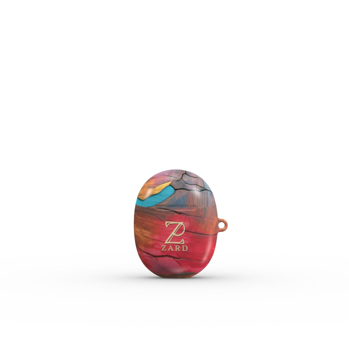 Google Pixel Buds Tough Case: Emerald Crimson Timber