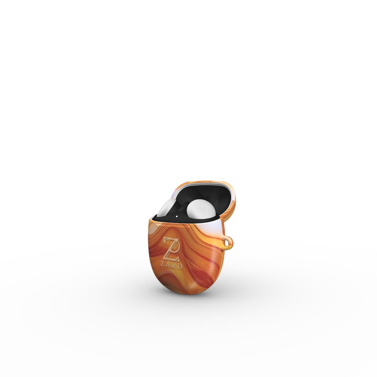 Google Pixel Buds Tough Case: Amber Marble