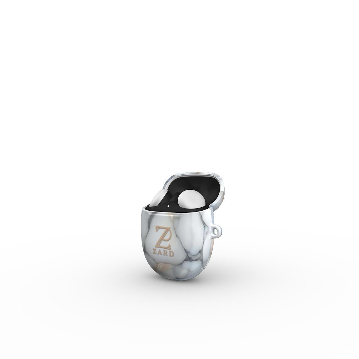 Google Pixel Buds Tough Case: Quartz Marble