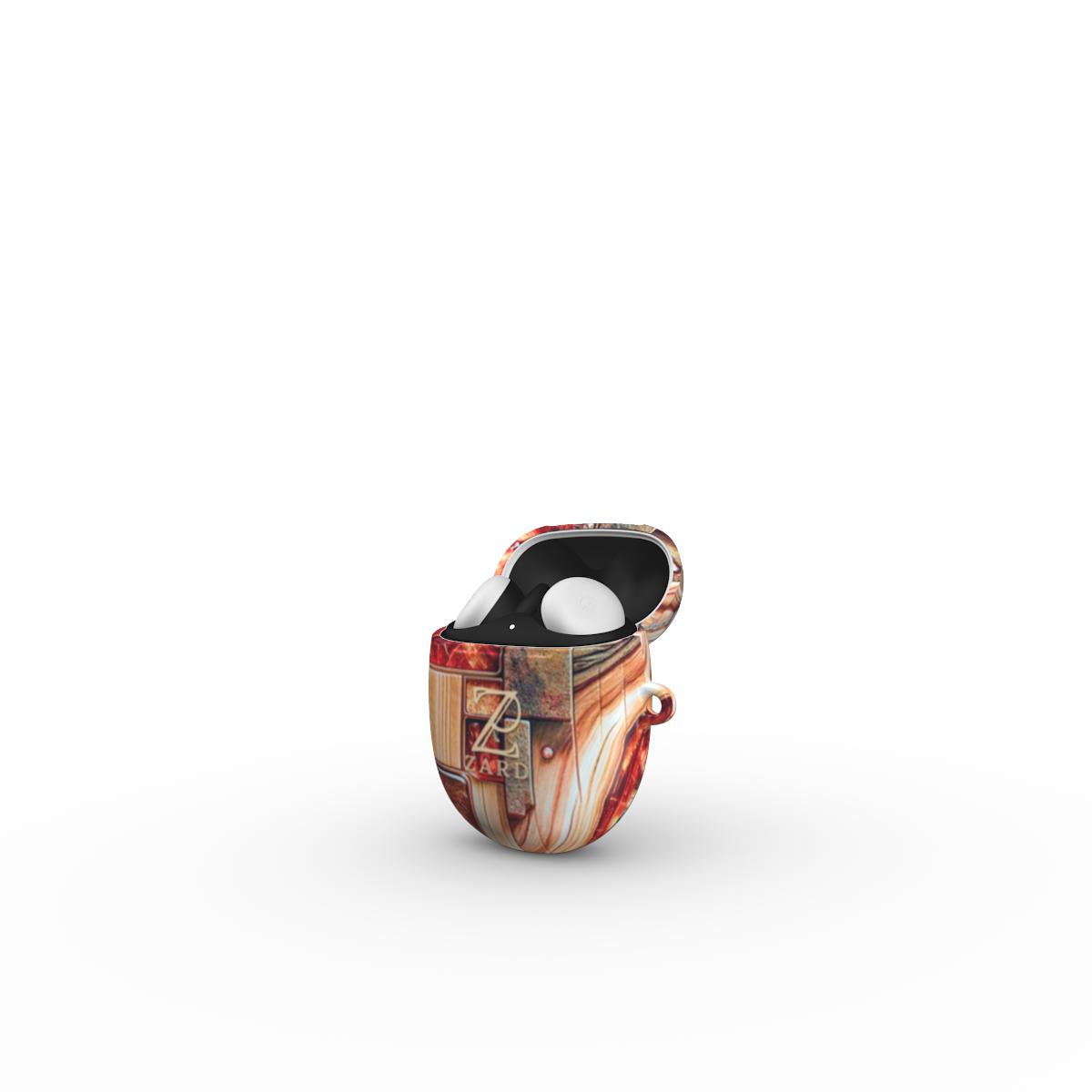 Google Pixel Buds Tough Case: Amber Mosaic Timber