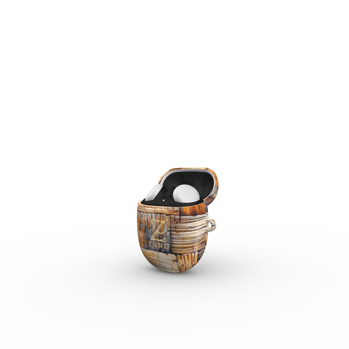 Google Pixel Buds Tough Case: Rustic Timber Briks