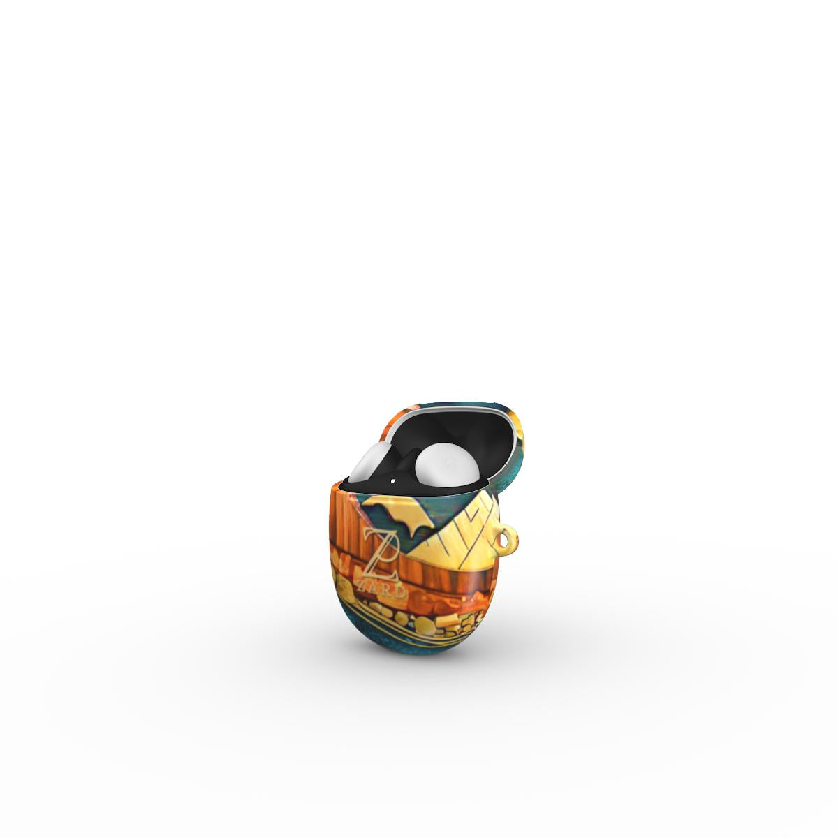 Google Pixel Buds Tough Case: Emerald Amber Ocean
