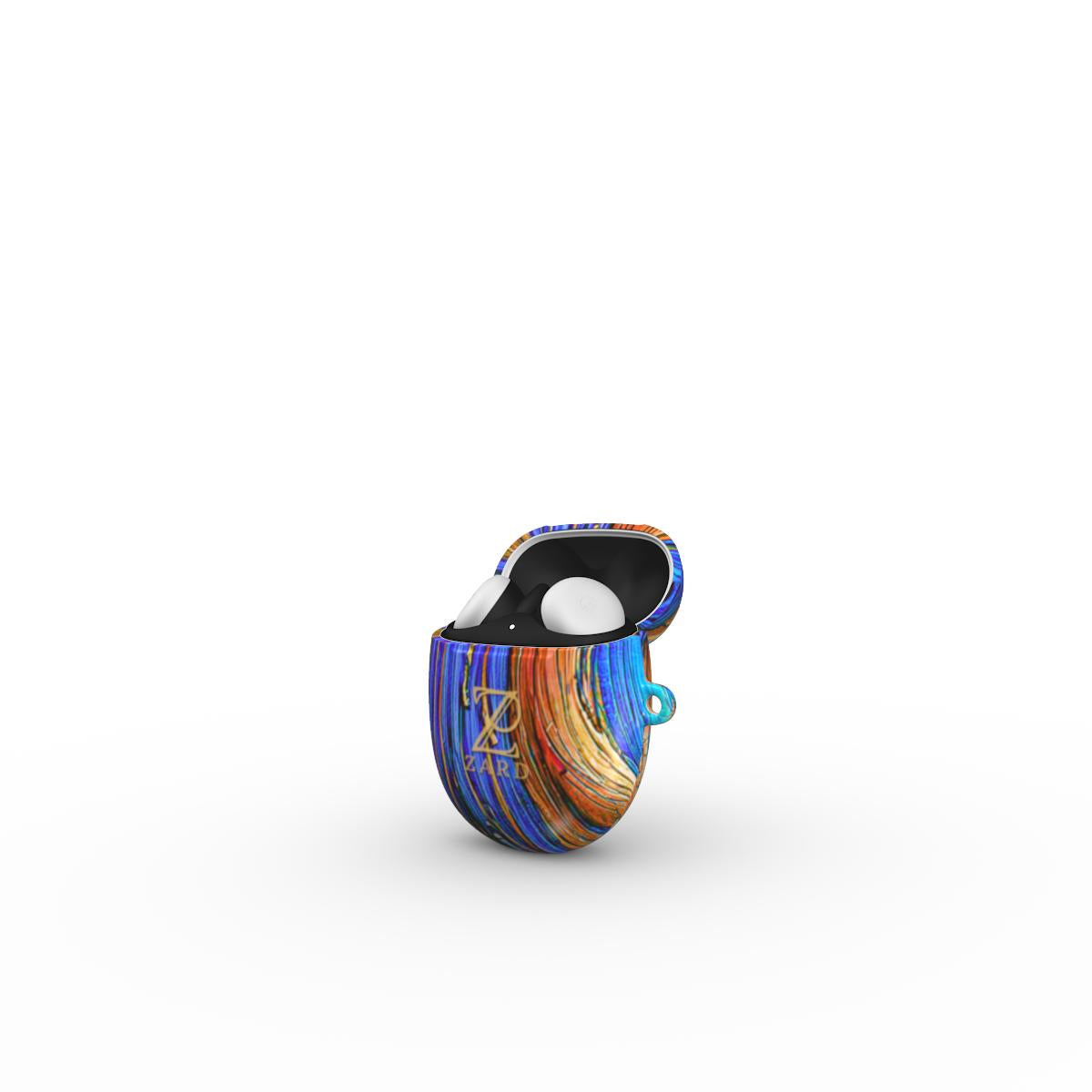 Google Pixel Buds Tough Case: Timber Sapphire Wave