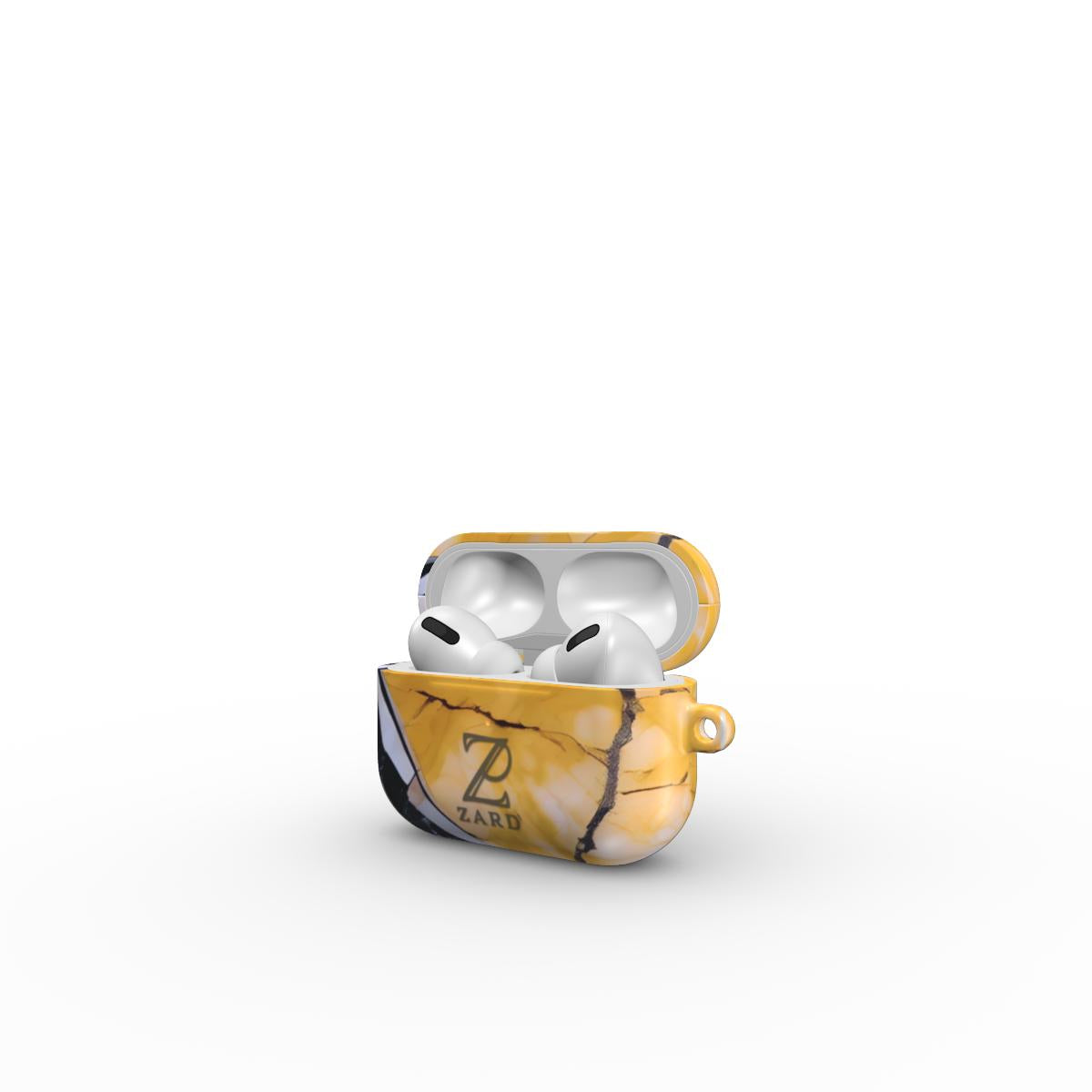 Apple AirPods Tough Case: Yellow Marble