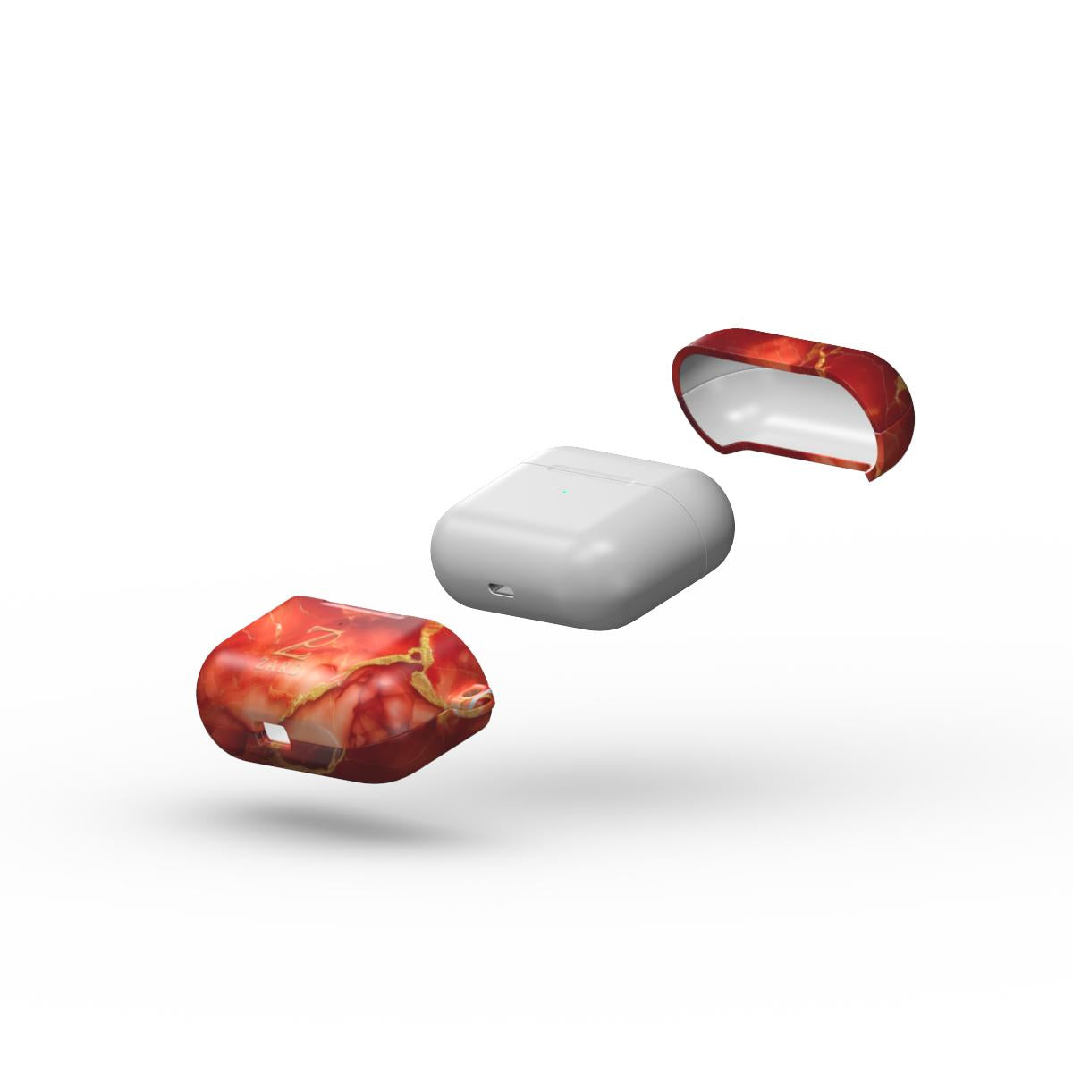 Apple AirPods Tough Case: Red Marble