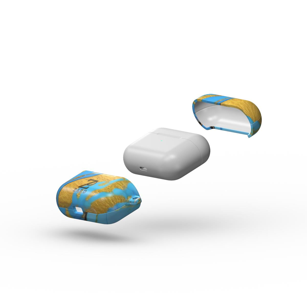 Apple AirPods Tough Case: Azure Golden Marble