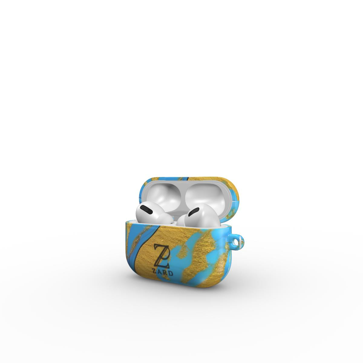 Apple AirPods Tough Case: Azure Golden Marble