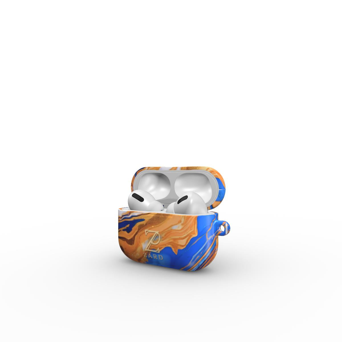 Apple AirPods Tough Case: Sapphire Orange Marble