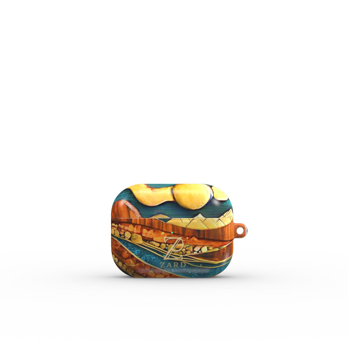 Apple AirPods Tough Case: Emerald Amber Ocean