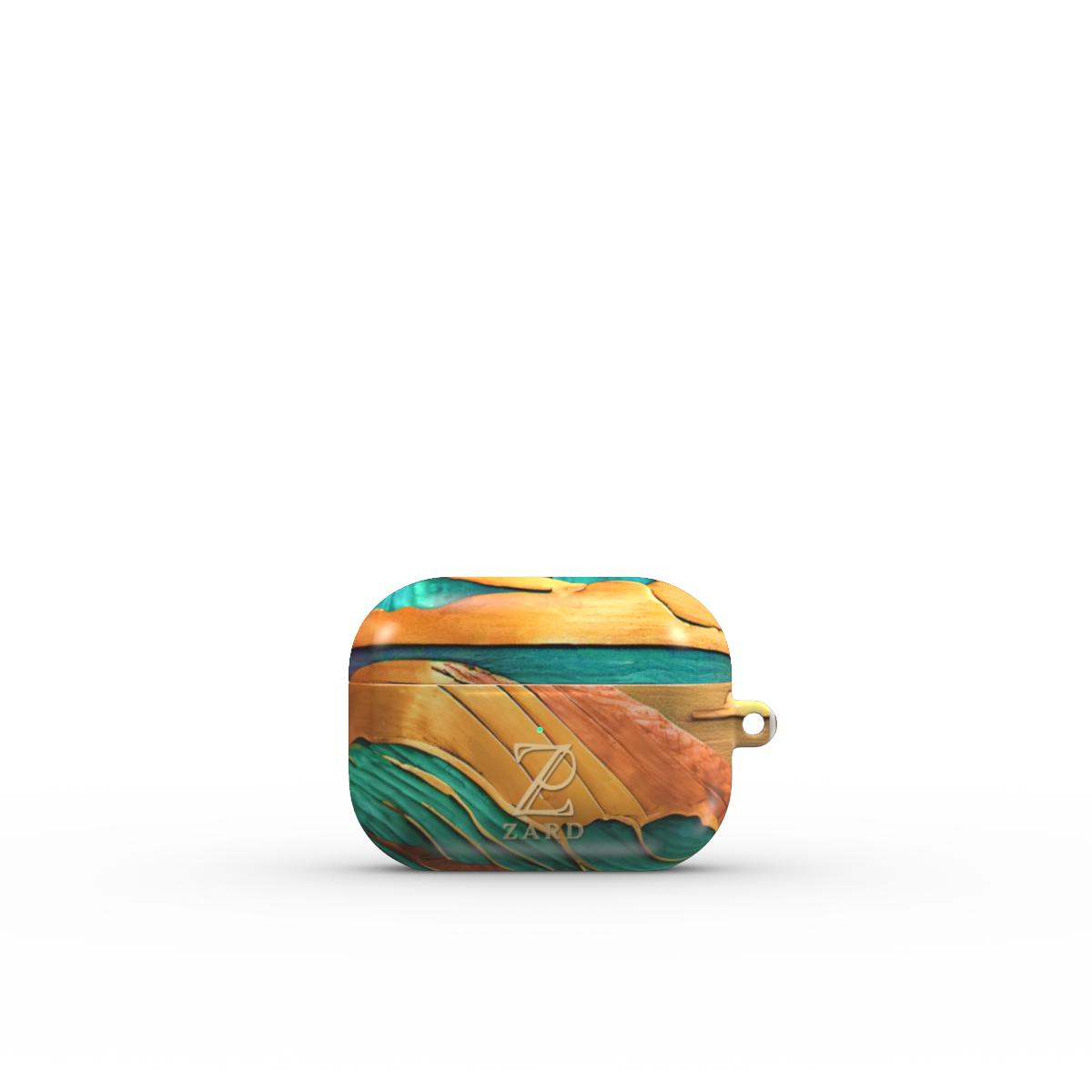 Apple AirPods Tough Case: Emerald Rustic Ocean